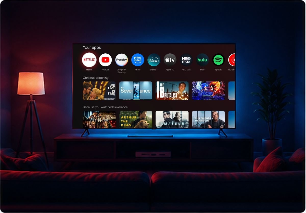 Expérience de visionnage premium sur télévision