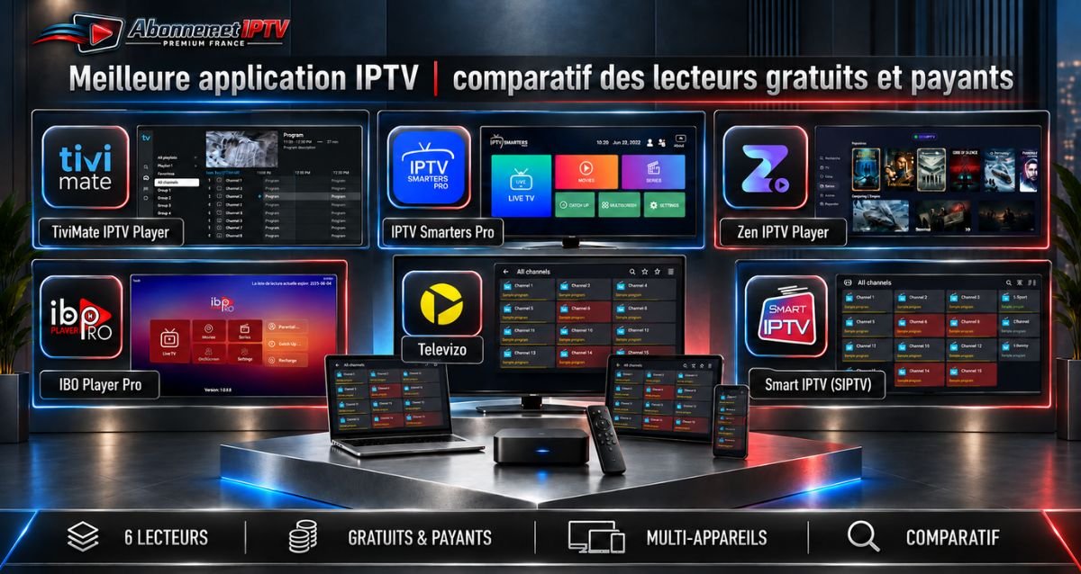 Meilleure application IPTV | comparatif des lecteurs gratuits et payants