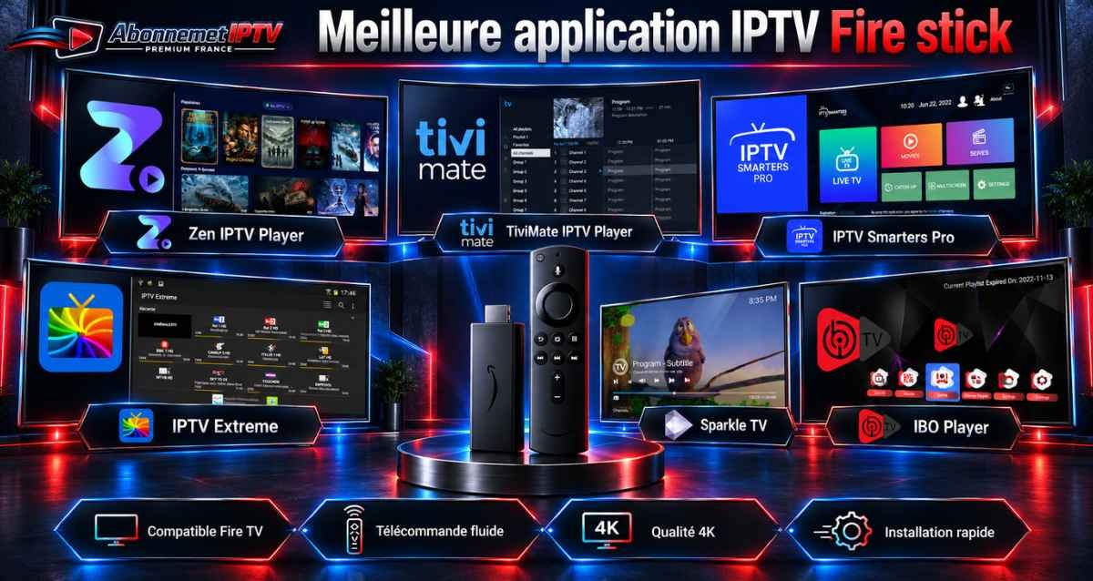 Meilleures applications IPTV pour Fire Stick | laquelle choisir pour vos soirées TV ?